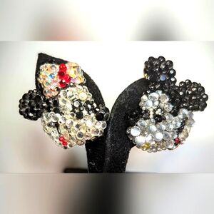 Wendy Gell Disney, incredible! Fantastic! Pave Minnie and Mickey ears rare .